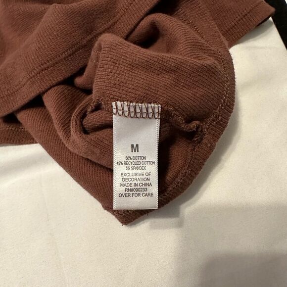 PacSun brown sculpting crop top - Picture 6 of 6